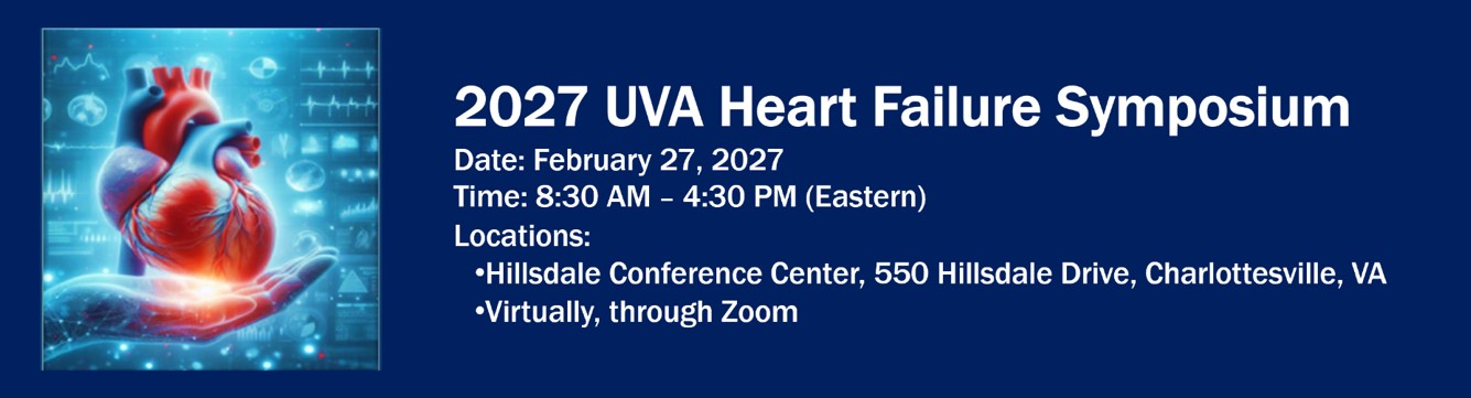 2027 UVA Heart Failure Symposium Banner